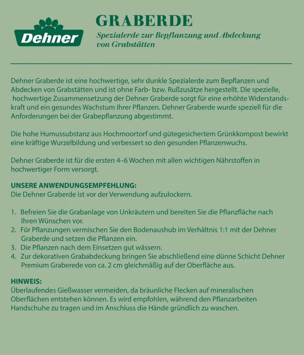 Dehner Spezialerde - Graberde, 57 x 40 Liter