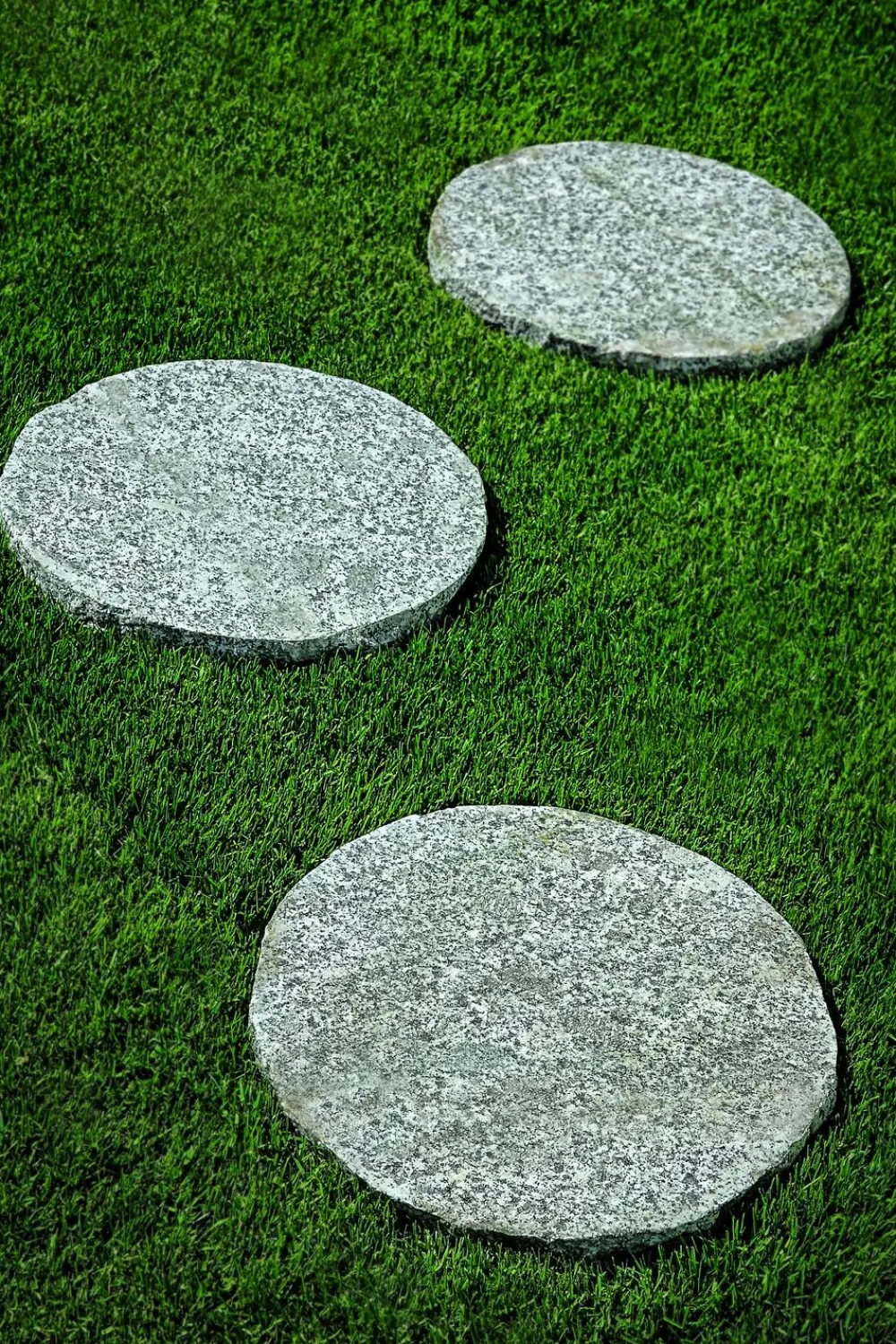 Dehner Mähkanten & Beetkanten|Steine & Terrassenplatten > Granit Bodenplatte, grau/granit, Ø 35 cm