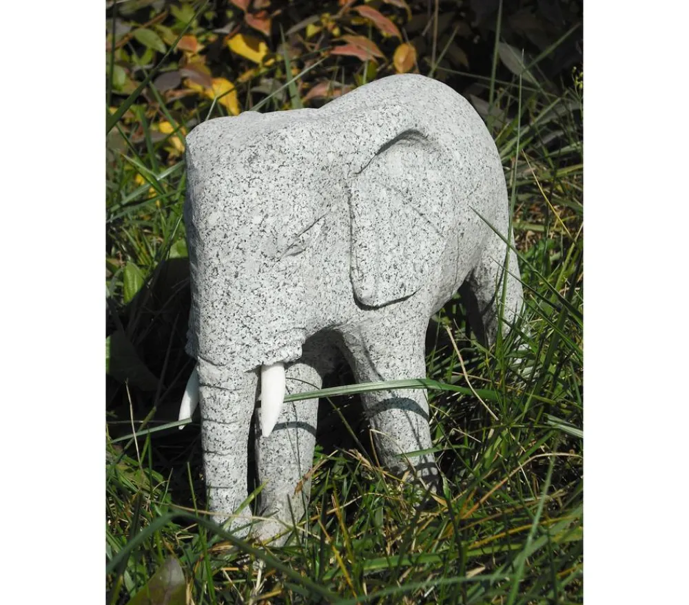 Dehner Gartenzwerge & Gartenfiguren > Granit-Elefant