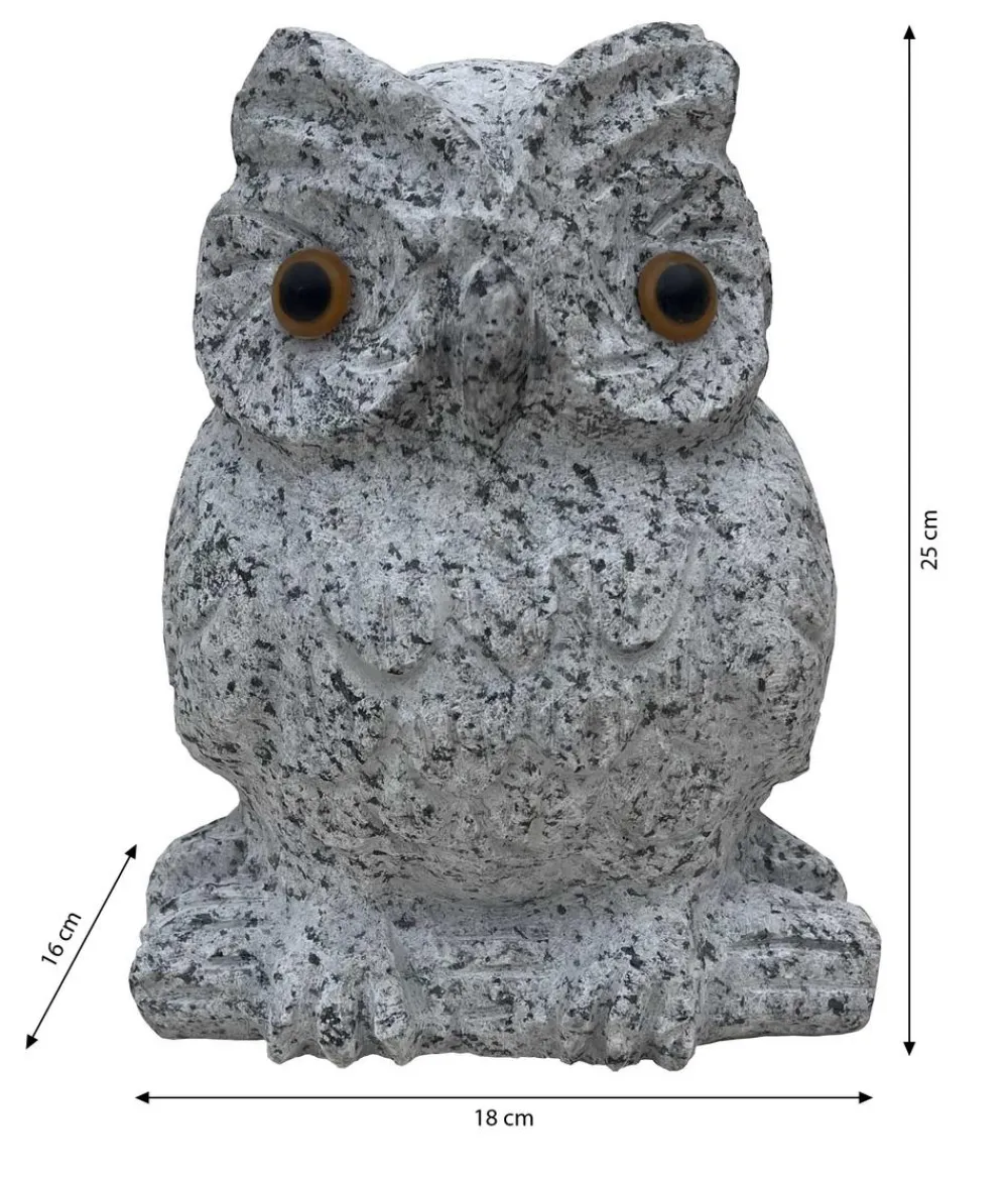 Dehner Gartenzwerge & Gartenfiguren > Granit-Eule