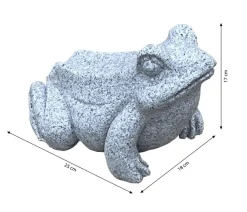 Dehner Gartenzwerge & Gartenfiguren > Granit-Frosch