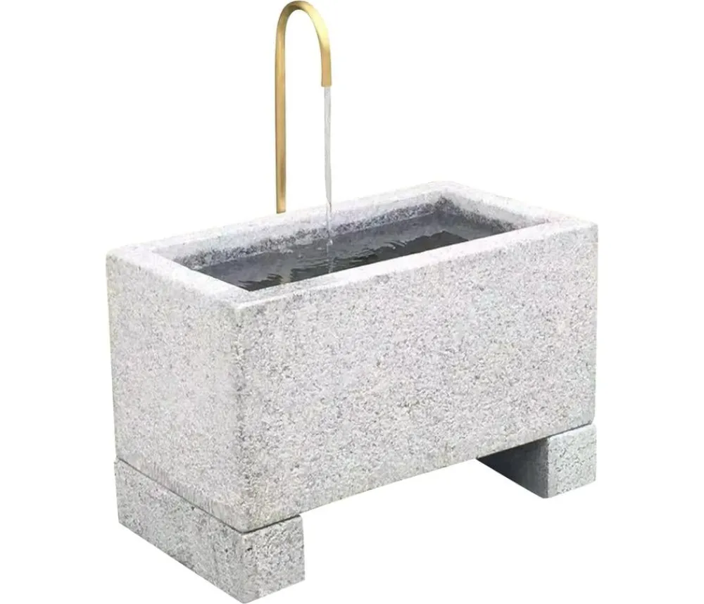 Dehner Gartenbrunnen > Granit-Gartenbrunnen Salzburg, ca. B60/H72/T35 cm