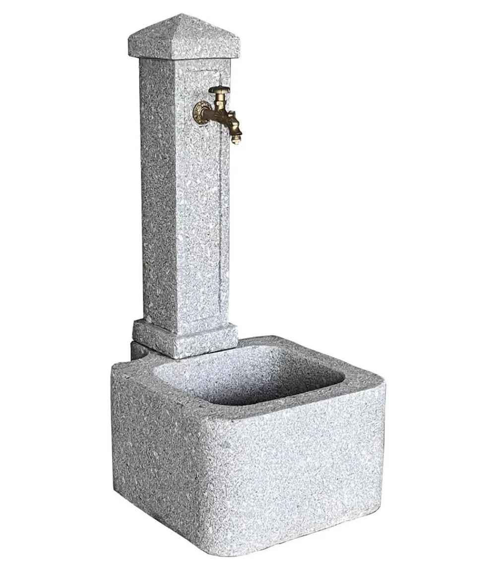 Dehner Gartenbrunnen > Granit-Gartenbrunnen Graz, ca. H110 cm