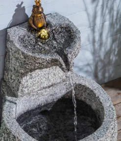 Dehner Granit-Gartenbrunnen Froschkönig, ca. Ø50/H55 cm Best