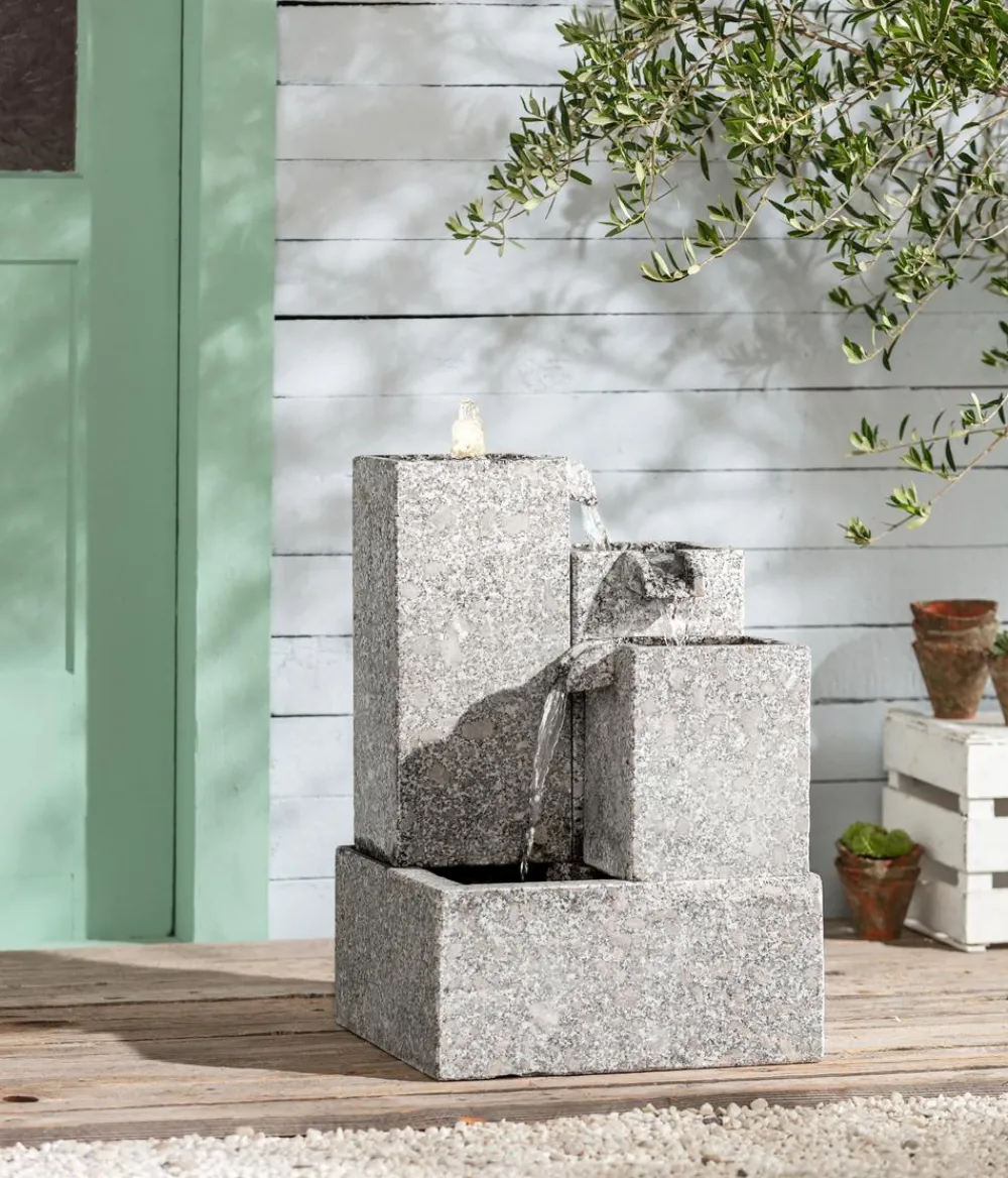Dehner Granit-Gartenbrunnen Cascada, ca. H65 cm