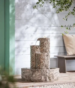 Dehner Gartenbrunnen - Granit-Gartenbrunnen Heidelberg, ca. B50/H55/T50 cm