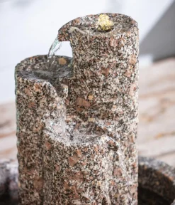Dehner Gartenbrunnen - Granit-Gartenbrunnen Heidelberg, ca. B50/H55/T50 cm