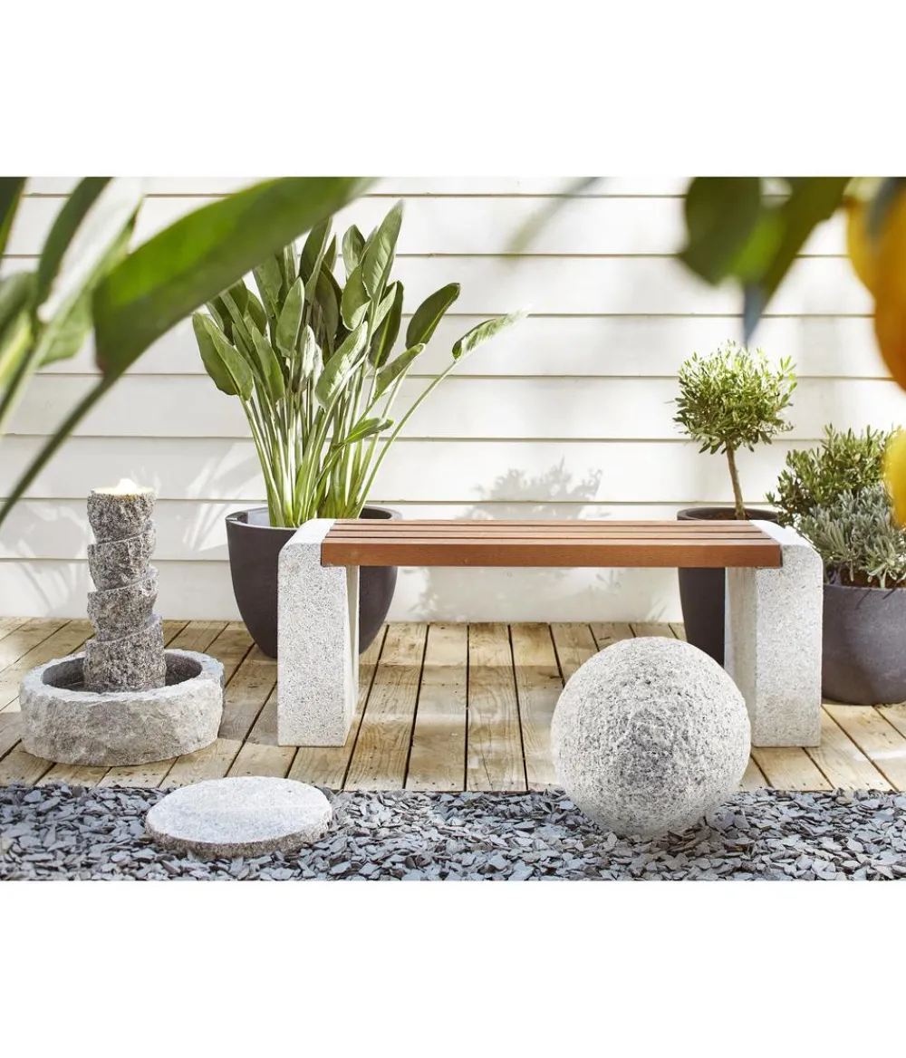 Dehner Gartenkugeln & Glas Deko|Gartenzwerge & Gartenfiguren > Granit-Kugel