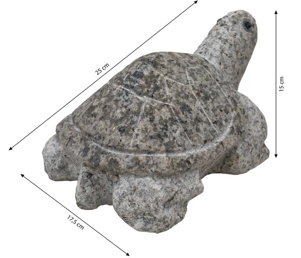 Dehner Granit-Schildkröte Grau Clearance