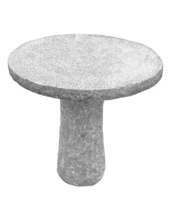 Dehner Granit-Tisch, rund, ca. Ø75/H75 cm Grau Discount