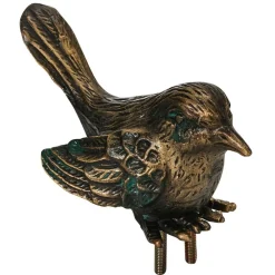 Dehner Vogeltränken|Gartenzwerge & Gartenfiguren - Granit-Vogeltränke Ø42/H57 cm Grau