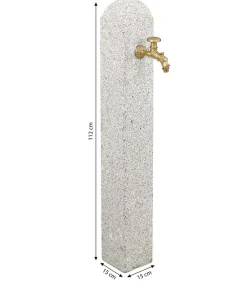 Dehner Granit-Wasserzapfsäule, ca. B15/112/T15 cm Clearance