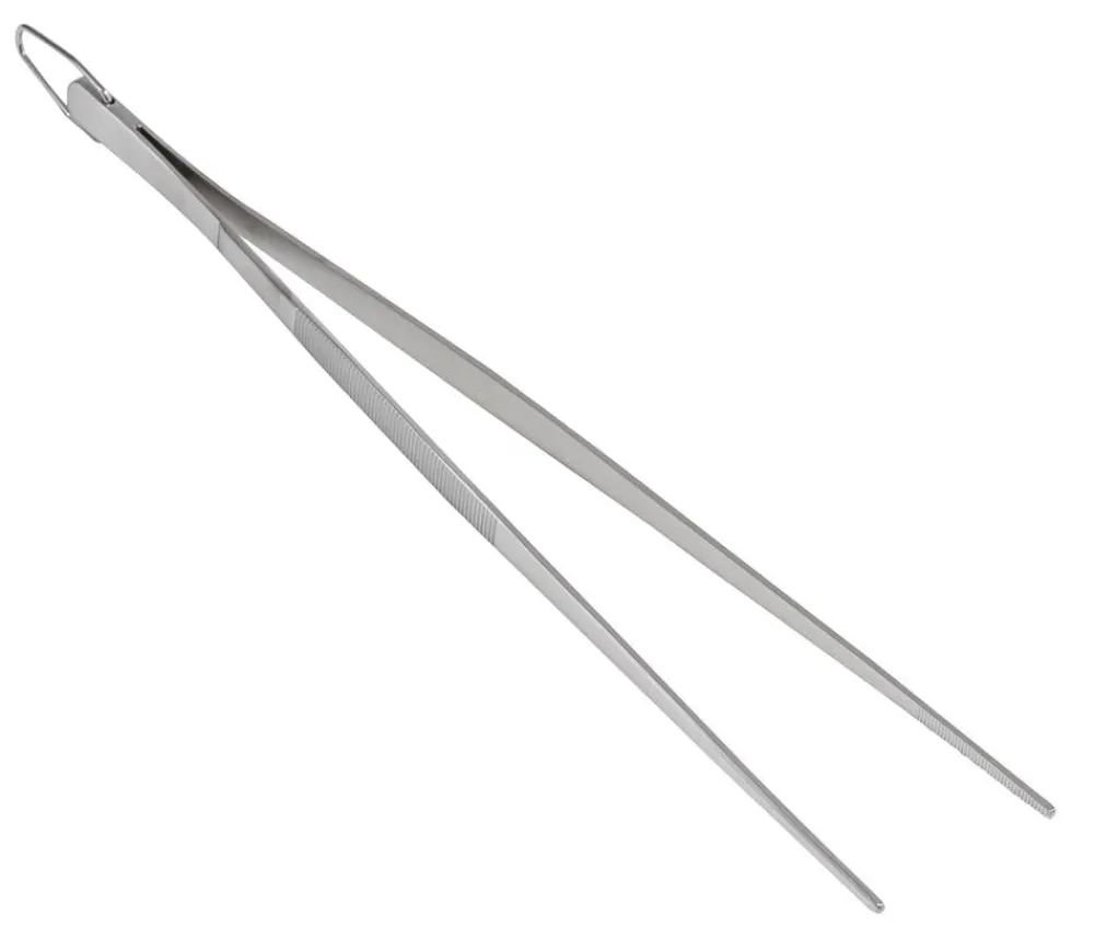 Dehner Grillzubehör - Grillpinzette, ca. B1,1/H3,2/T32,7 cm Silber