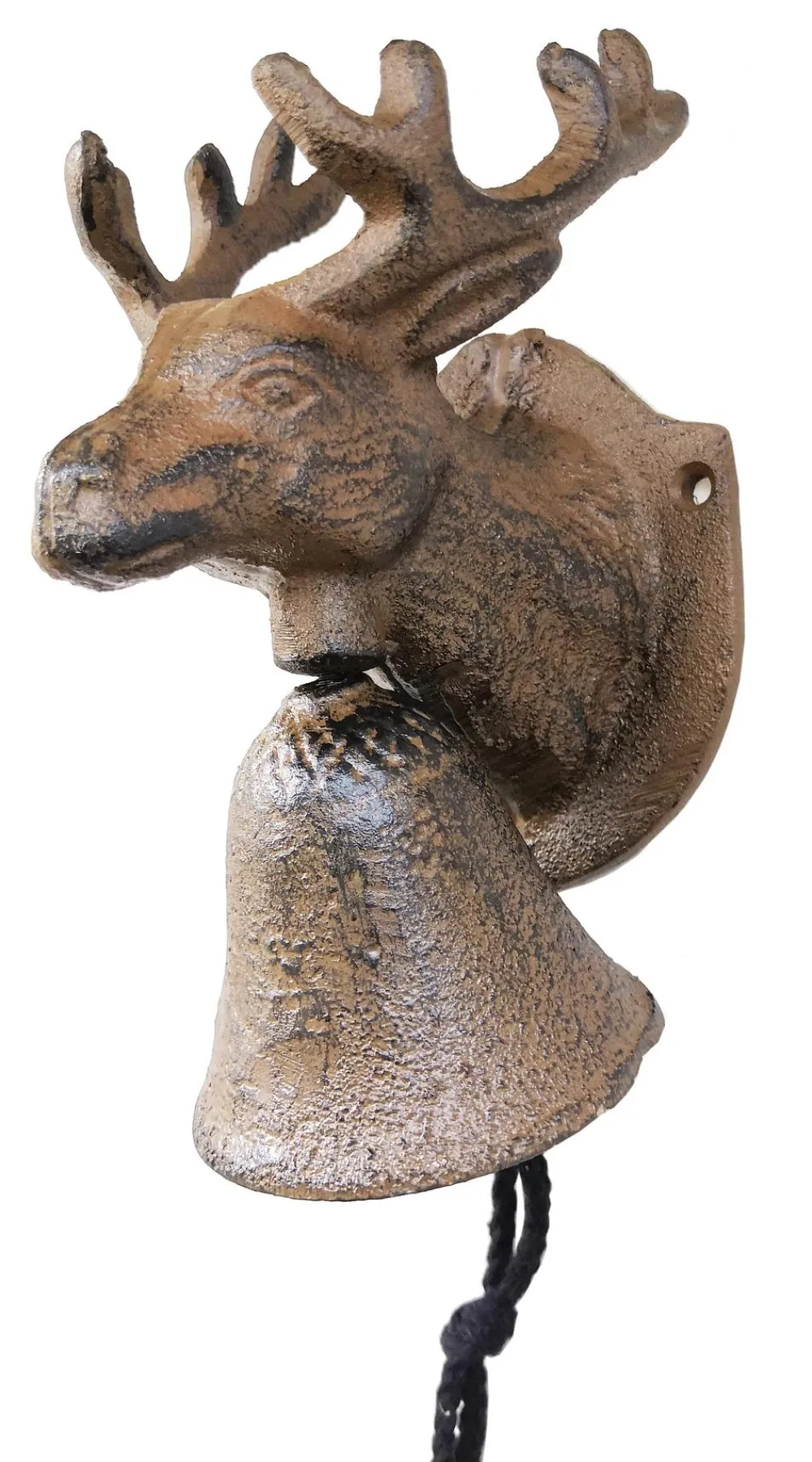 Dehner Gusseisen-Glocke Hirsch Braun Sale
