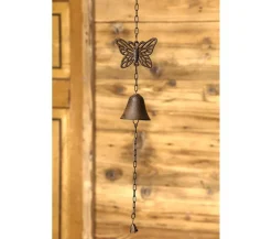 Dehner Gusseisen-Glocke Schmetterling Braun Online