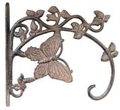 Dehner Gusseisen-Haken Schmetterling Braun Discount