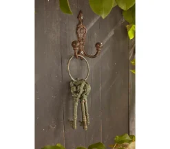 Dehner Gartenzwerge & Gartenfiguren > Gusseisen Kleiderhaken, 11 x 5 x 15 cm
