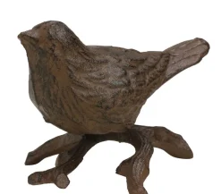 Dehner Gartenzwerge & Gartenfiguren > Gusseisen-Vogel, ca. H10 cm