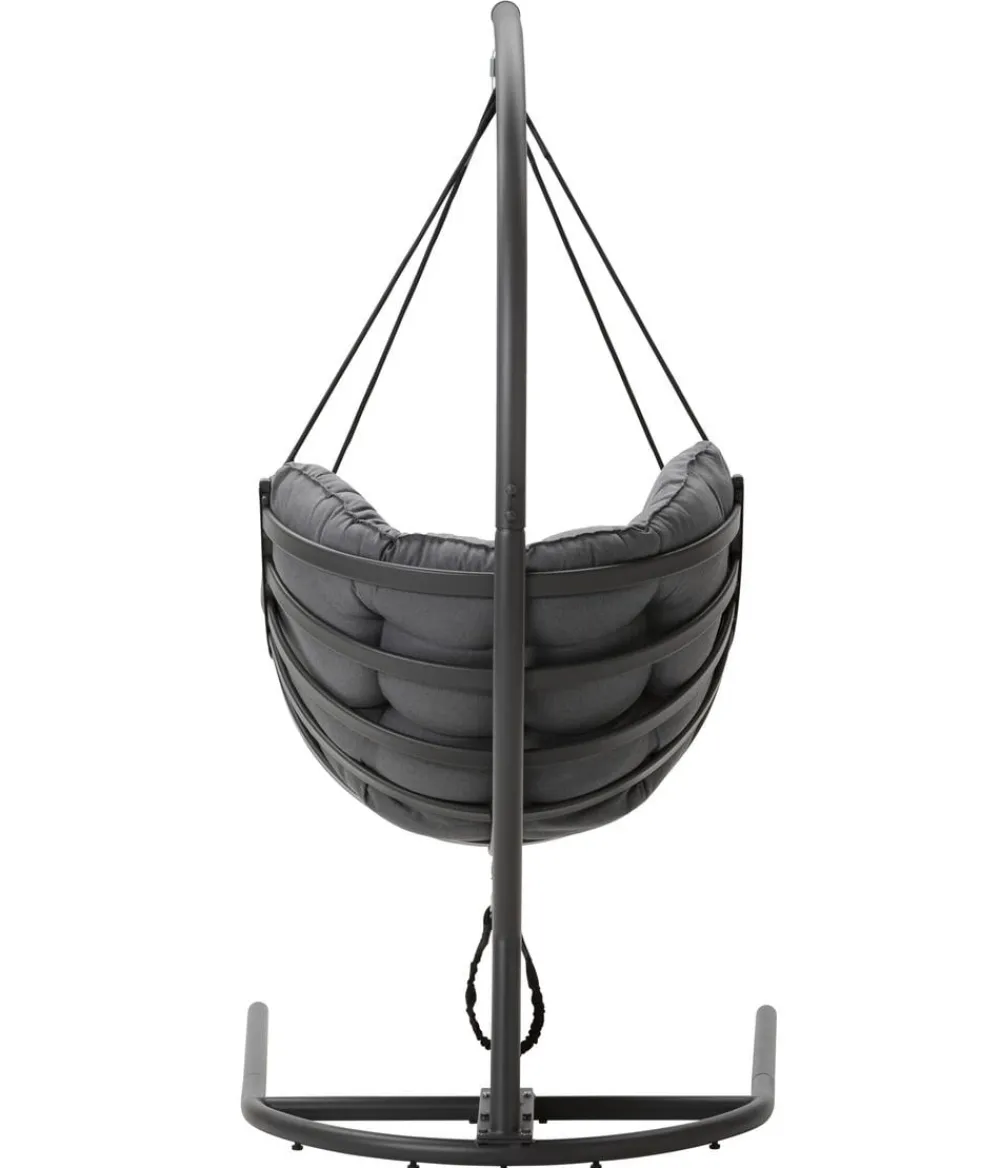 Dehner Hängesessel Chicago, ca. B110/H196/T107,5 cm Dunkelgrau Online