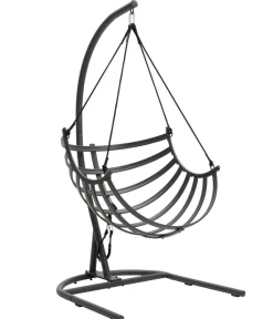 Dehner Hängesessel Chicago, ca. B110/H196/T107,5 cm Dunkelgrau Online