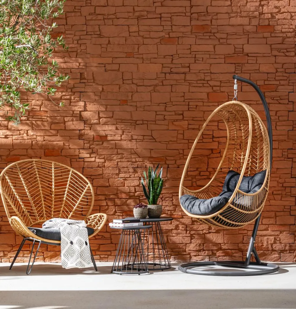 Dehner Gartenstühle Rattan|Hängestühle & -Sessel - Hängesessel Venezia