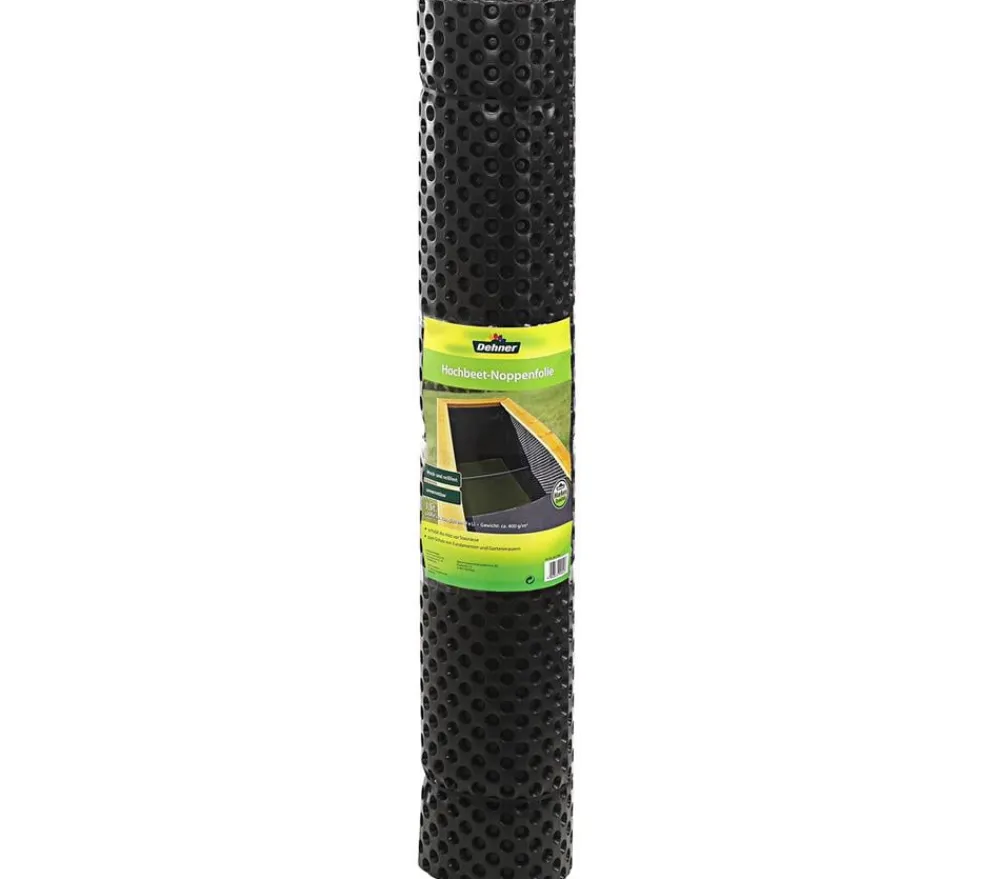 Dehner Hochbeet-Noppenfolie, , ca. B500/H100 cm Schwarz Clearance
