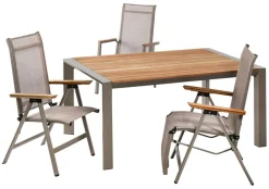 Dehner Garten-Esstische|Gartentische Holz > Holz-Ausziehtisch Cleveland, ca. B160-240/H76/T101 cm
