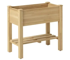 Dehner Hochbeete & Frühbeete > Holz-Balkonhochbeet Quebec, , ca. B86,5/H85/T46 cm
