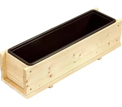 Dehner Pflanzkübel & Blumenkästen - Holz-Blumenkasten, rechteckig