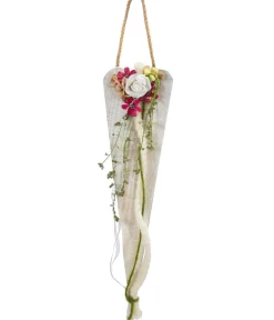 Dehner Holzherz White Flower, ca. B13/H52 cm Best