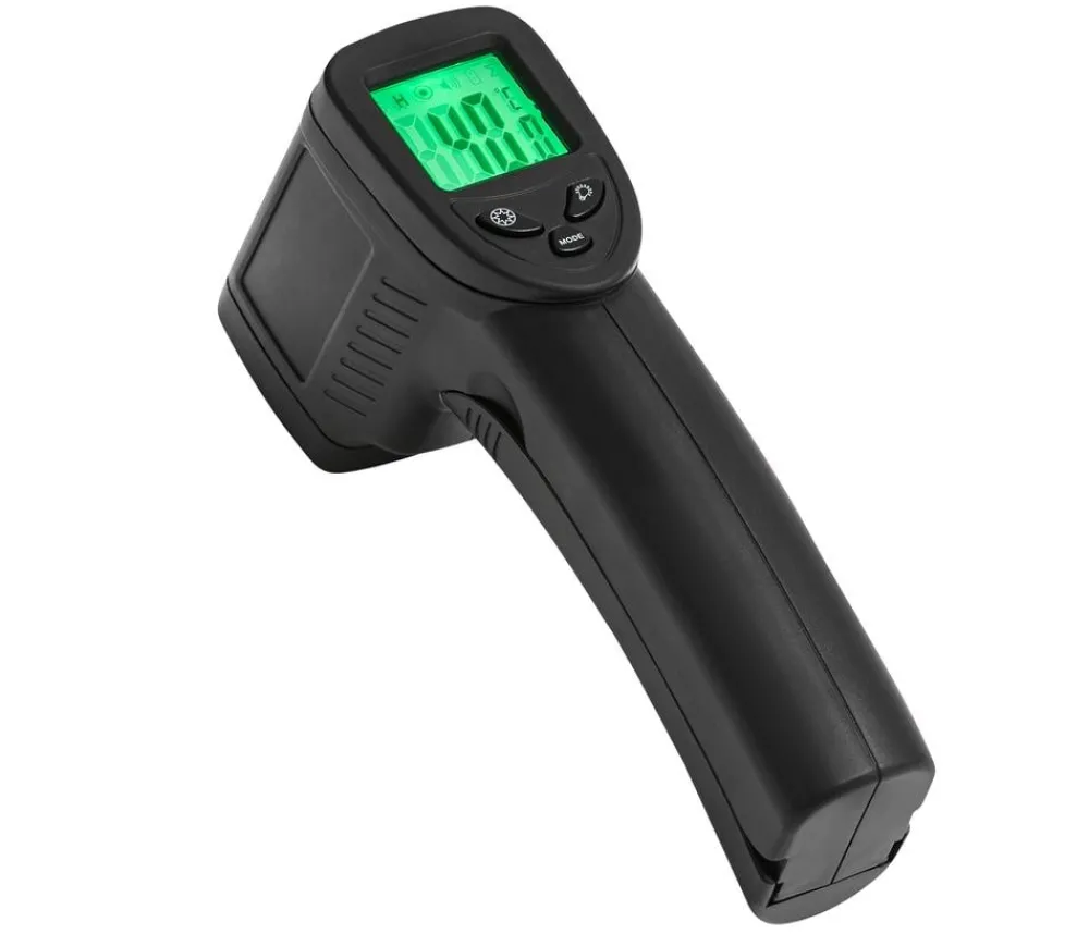 Dehner Infrarot-Thermometer, ca. B3,6/H14,7/T7,2 cm Schwarz Outlet