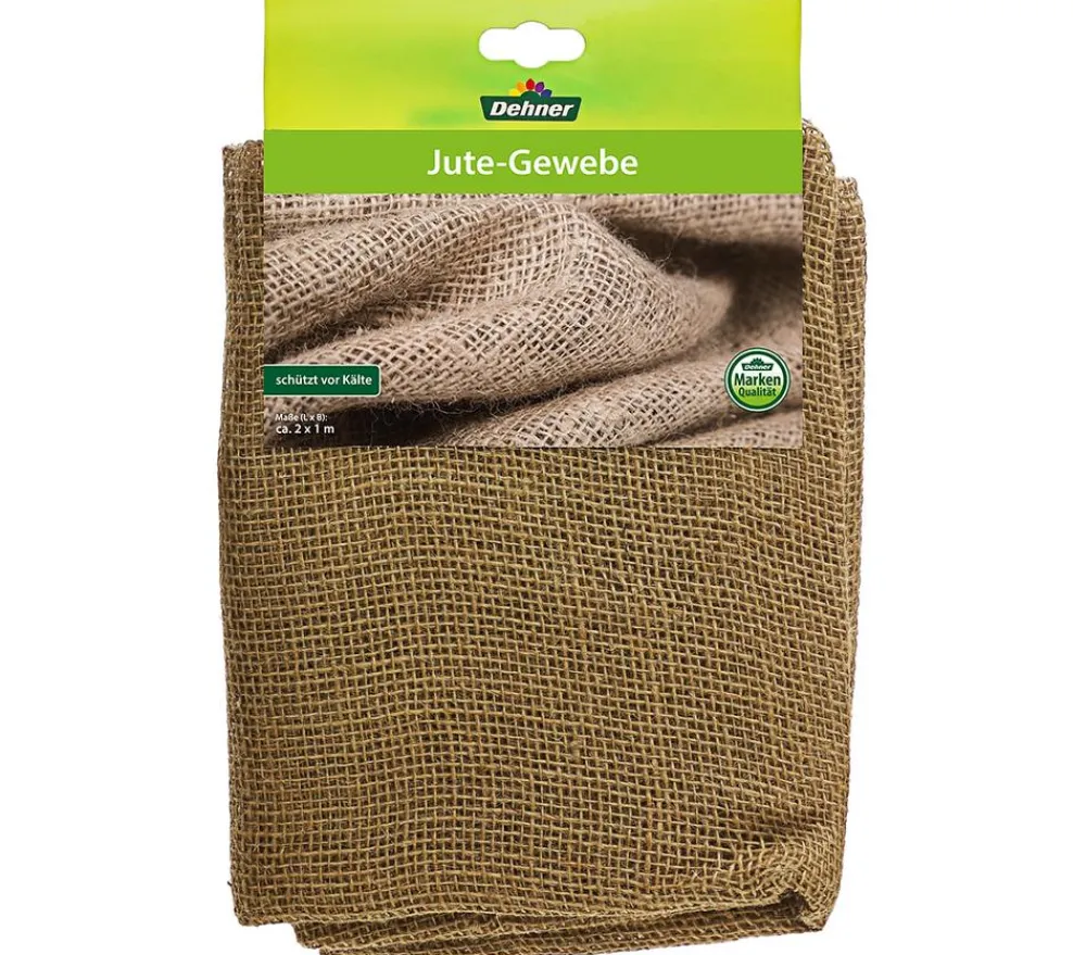 Dehner Pflanzenfolien & Ernteschutz - Jute-Gewebe, ca. L2/B1 m Beige