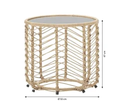 Dehner Gartentische Rattan|Beistelltische - Kaffeetisch Venezia