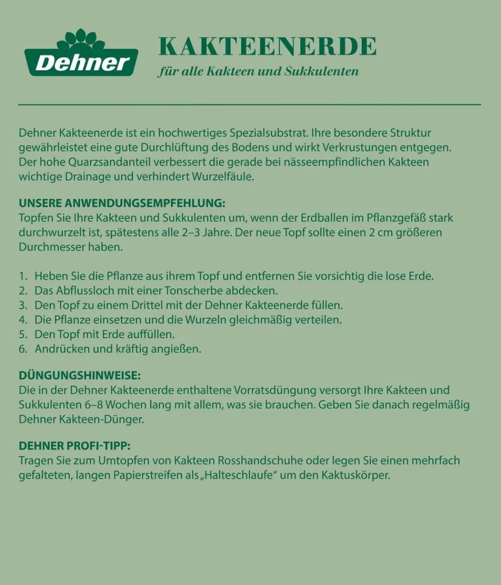 Dehner Kakteenerde, 5 l Best