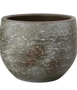 Dehner Blumentöpfe & Übertöpfe - Keramik-Übertopf Amber, bauchig, Braun