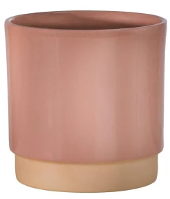 Dehner Orchideentöpfe|Blumentöpfe & Übertöpfe > Keramik-Übertopf Eno, rund, glänzend