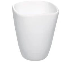 Dehner Orchideentöpfe - Keramik-Übertopf Quadro, konisch Weiß