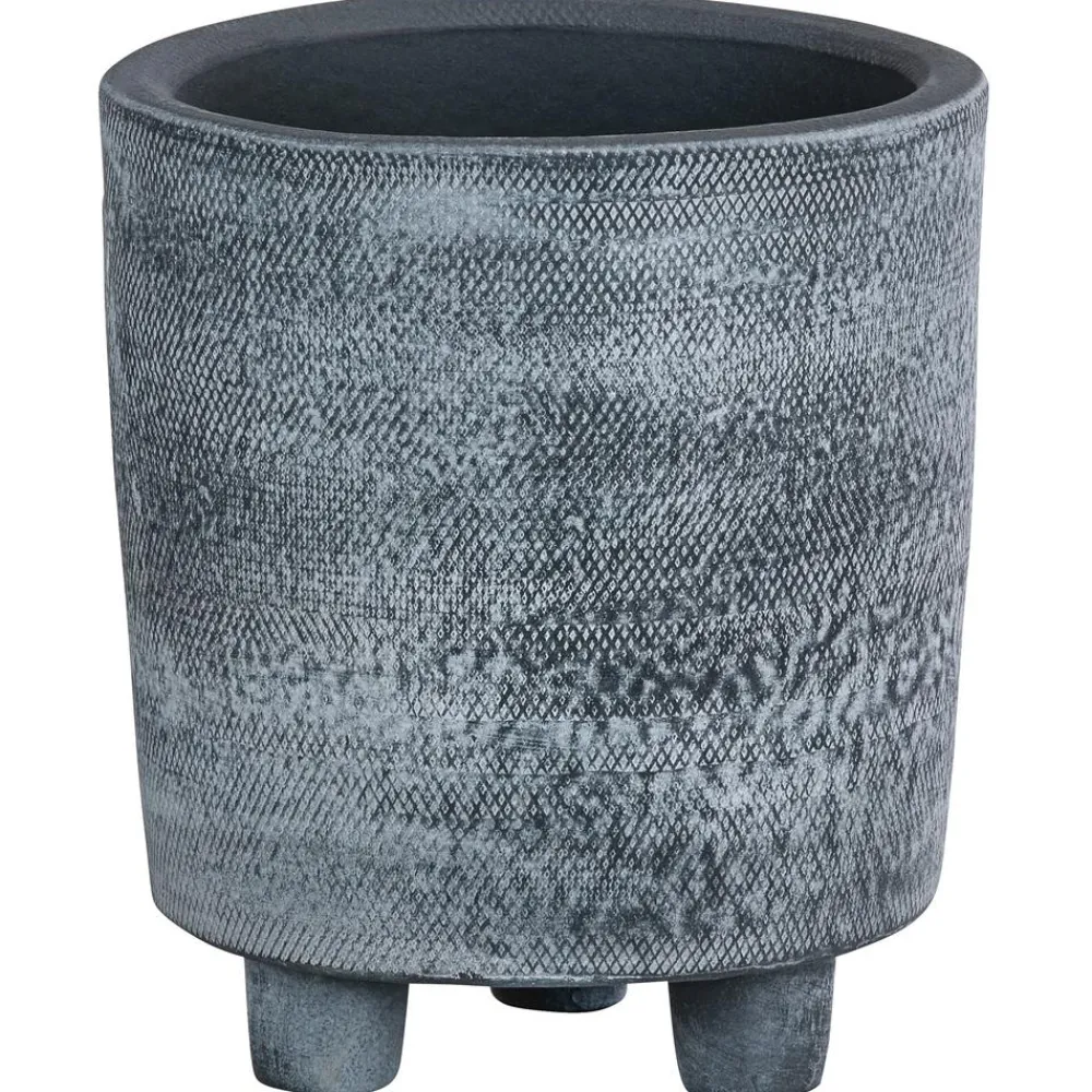 Dehner Orchideentöpfe|Blumentöpfe & Übertöpfe - Keramik-Übertopf Talin, konisch, , ca. Ø11 cm Grau