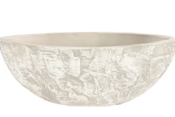 Dehner Blumenampeln & -Schalen > Keramik-Jardiniere Alessio, oval, ca. B34/H12/T13 cm