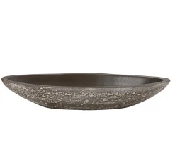 Dehner Keramik-Jardiniere Kenia, oval, Braun Sale