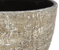 Dehner Blumenampeln & -Schalen|Blumentöpfe & Übertöpfe > Keramik-Jardiniere Lana, oval, , ca. B30/H17/15 cm