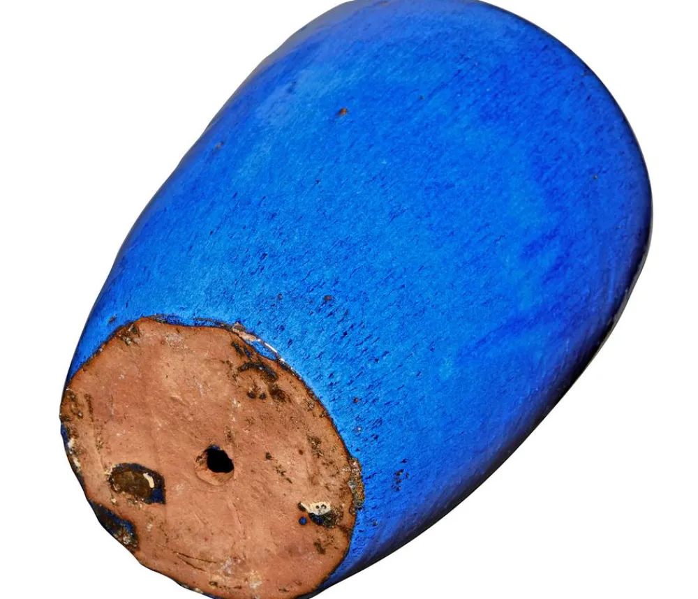 Dehner Keramik-Pflanztopf Delphi, konisch, Blau Hot