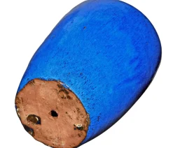 Dehner Vasen|Blumentöpfe & Übertöpfe - Keramik-Pflanztopf Delphi, konisch, Blau