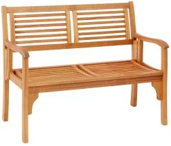 Dehner Klappbank Douglas, 2-Sitzer Hellbraun Best