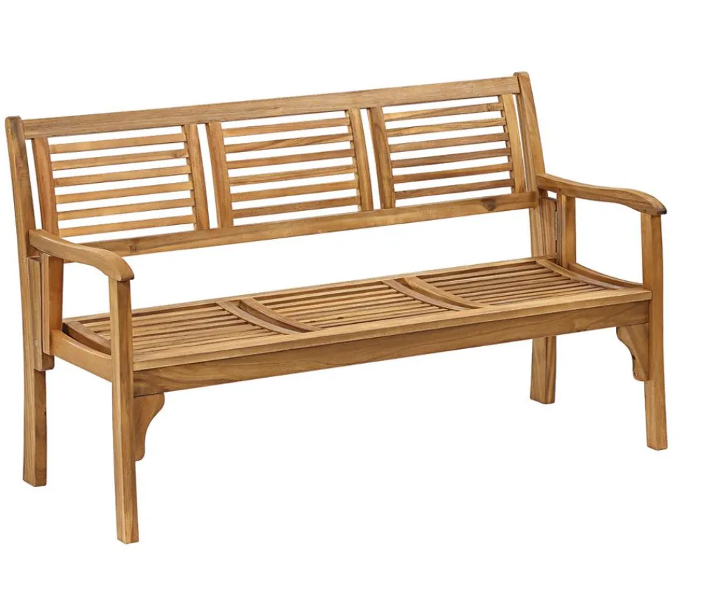 Dehner Klappbank Douglas, 3-Sitzer Hot