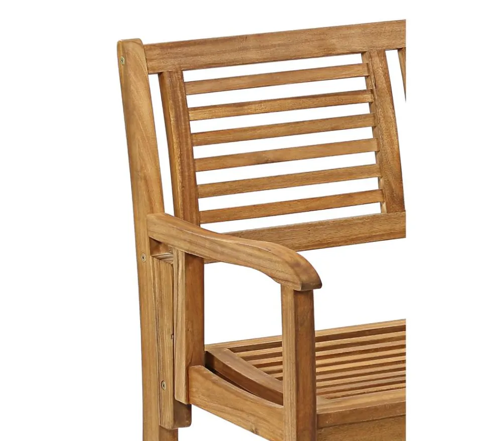 Dehner Klappbank Douglas, 3-Sitzer Hot