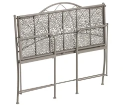 Dehner Klappbank Luca, 2-Sitzer Taupe Outlet