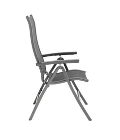 Dehner Garten- & Loungesessel|Gartenstühle Aluminium > Klappsessel Chicago Dark
