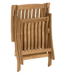 Dehner Balkonmöbel Holz|Gartenstühle Holz - Klappsessel Havanna Hellbraun