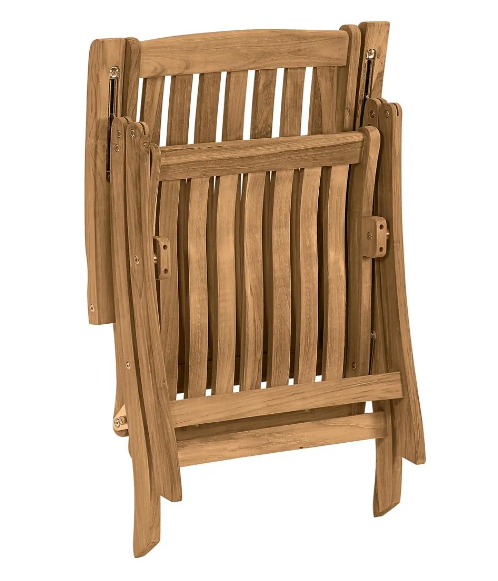 Dehner Balkonmöbel Holz|Gartenstühle Holz - Klappsessel Havanna Hellbraun